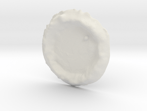 Crater large c in White Natural Versatile Plastic