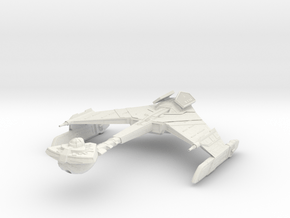 Klingon  IKV TarMark Class  Cruiser in White Natural Versatile Plastic