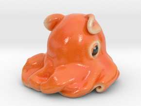 Dumbo octopus At 1.5 inch in Glossy Full Color Sandstone: Small
