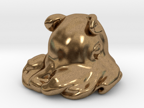 Dumbo octopus At 1.5 inch in Natural Brass: Small