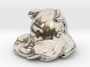 Dumbo octopus At 1.5 inch in Platinum: Small