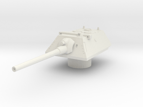 krupp turret for E100 scale 1/100 in White Natural Versatile Plastic