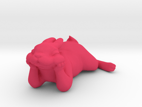 Happy Bunny in Pink Processed Versatile Plastic