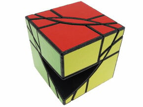 Weird Cube in White Processed Versatile Plastic