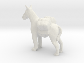 G scale pack donkey H in White Natural Versatile Plastic