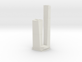 OKO Towers (1:2000) in White Natural Versatile Plastic