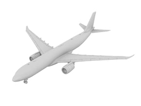 1:500 - A330-900 + Neo Engines [Sprue] in Tan Fine Detail Plastic