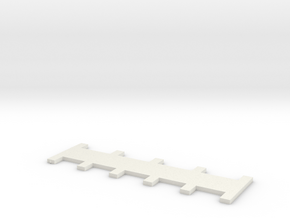 1x3/1x4 7mm Needle Selector in White Natural Versatile Plastic
