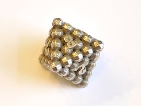 D8 Balanced - Balls in Polished Bronzed Silver Steel