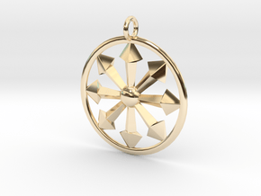 chaos symbol in 14K Yellow Gold