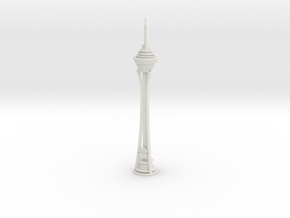 Stratosphere Tower (1:1800) in White Natural Versatile Plastic