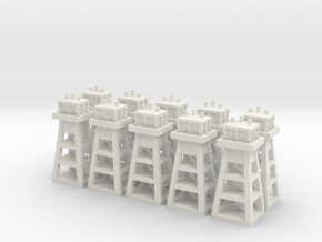 Air Base Tower Small x10 in White Natural Versatile Plastic