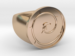 Rose Ring in 14k Rose Gold Plated Brass