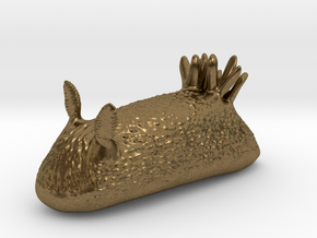 Unna the Nudibranch (Sea Bunny) in Natural Bronze: Small