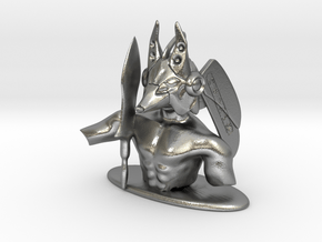 Anubis for chess in Natural Silver