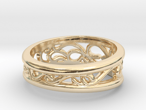 Dark Souls Sun Princess Ring in 14k Gold Plated Brass: 5 / 49