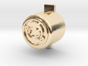 Hanzo Button in 14K Yellow Gold