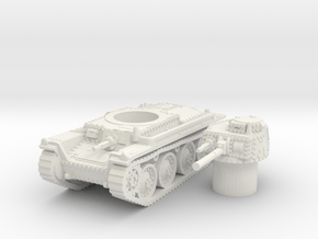 panzer 38t A scale 1/100 in White Natural Versatile Plastic