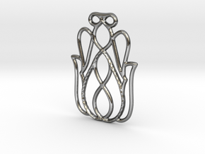 Safeguard Pendant in Polished Silver