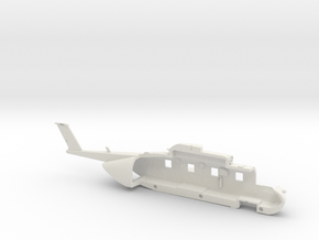 HH3-144scale-01-Airframe-Left in White Natural Versatile Plastic