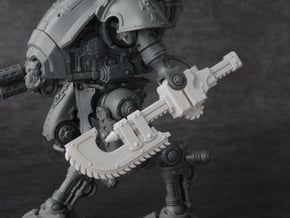 Mini Knight - Khopesh Chain Weapon in Smooth Fine Detail Plastic