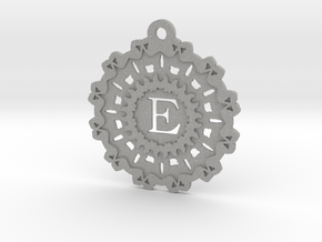 Magic Letter E Pendant in Aluminum