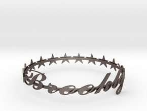 SPECIAL Brooklyn Bracelet -50% OFF in Polished Bronzed Silver Steel