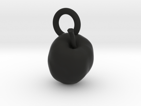 Apple, charms, pendants in Black Premium Versatile Plastic