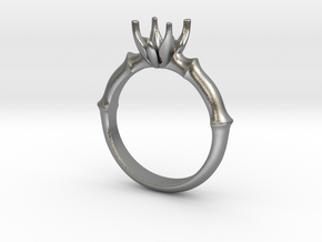 ENGAGEMENT RING - CA2 in Natural Silver