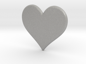 Heart Pendant(心形吊坠) in Aluminum: Medium
