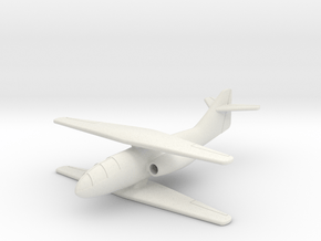 (1:144) Messerschmitt Me P.1109 (Unswept wings) in White Natural Versatile Plastic