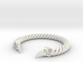 Viking Armband in White Natural Versatile Plastic