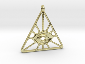  Illuminati Pendant in 18K Gold Plated