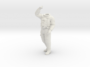 SF Astronaut, Lunar / Pos. 4 / 1:24 / 1:16 in White Natural Versatile Plastic: 1:16