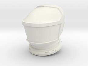 SF Lunar Astronaut / Helmet / 1:24 / 1:16 in White Natural Versatile Plastic: 1:16