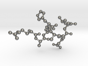 Custom Polypeptide Sequence Rachael in Polished Silver