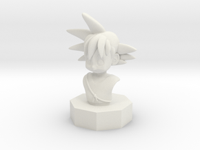 DRAGONBALL: Kid Goku  in White Natural Versatile Plastic