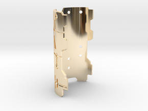 Graflex Mentor - Var1 Part11 - Plate x1 - Style2 in 14k Gold Plated Brass