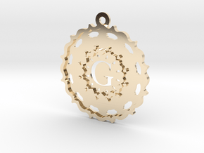 Magic Letter G Pendant in 14K Yellow Gold