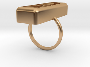flex2.ring.voronoi.sz7 in Polished Bronze