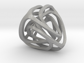 Twisted Tetrahedron (Thin) in Aluminum: Small