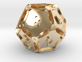 Large Premier d12 in 14K Yellow Gold