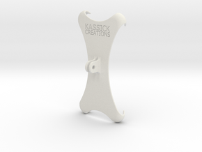 Case Grabber for iPhone 6 w/ GoPro Style Mount in White Natural Versatile Plastic