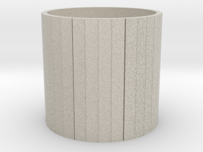 HO Water Tower Tank in Natural Sandstone