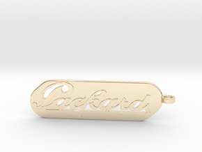 Packard Keychain in 14K Yellow Gold