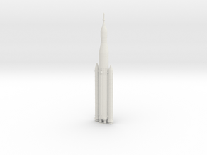 NASA SLS (Space Launch System) 1/500 in White Natural Versatile Plastic: 1:500