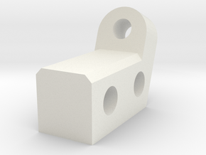 z-reinforcement for i3 3d printer clone in White Natural Versatile Plastic