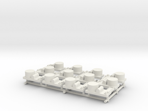 Small Naval Base x12 in White Natural Versatile Plastic