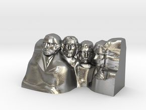 Mount Rushmore Monument in Natural Silver