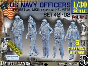 1/30 USN Officers Kapok Set421-02 in White Natural Versatile Plastic